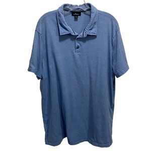 Marc Anthony Polo Shirt Blue‎ Men's Size XXL Short Sleeve Buttons